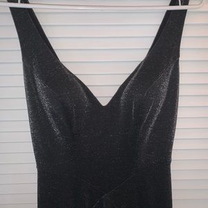 Xscape Black Shimmer Prom Dress